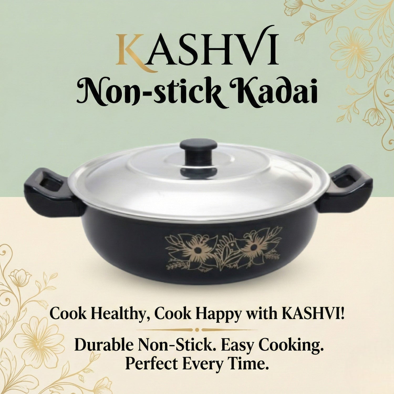 Non-Stick Kadai With Lid