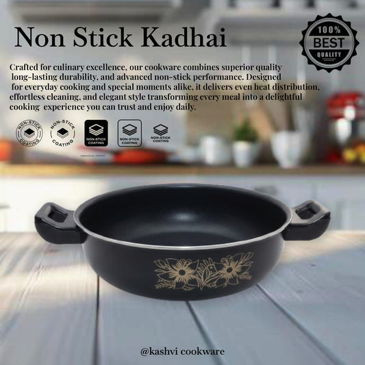 KASHVI 5-Piece Non-Stick Cookware Combo Set (Without Lid)