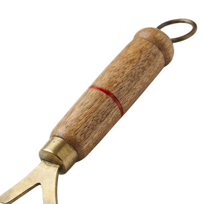 KASHVI Premium Iron Roti Tawa with Wooden Handle