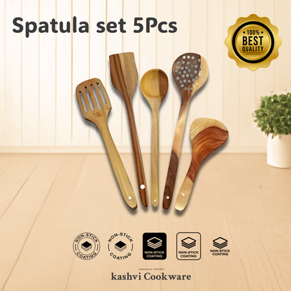 KASHVI 11-Piece Premium Cookware Combo Set with Lid &amp; Spatula Kit