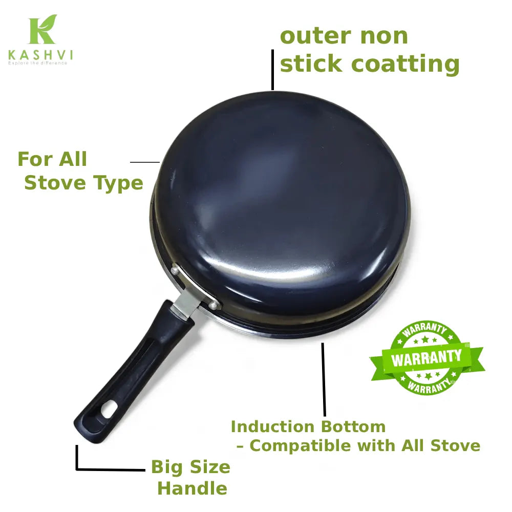 iron frying pan for stir fry vegetables and breakfast