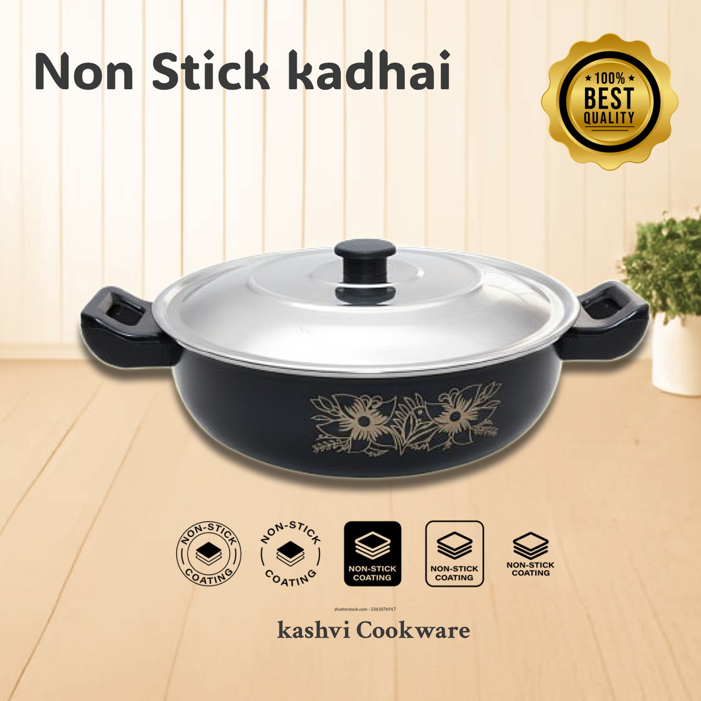 KASHVI 11-Piece Premium Cookware Combo Set with Lid &amp; Spatula Kit